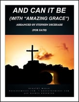 And Can it Be with Amazing Grace SATB choral sheet music cover